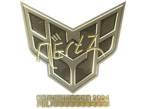 Sticker NertZ (Gold) | Copenhagen 2024 - Preço e onde comprar no CS2