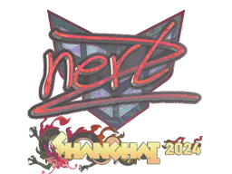 Sticker NertZ (Holo) | Shanghai 2024 - Preço e onde comprar no CS2