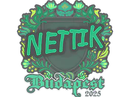 Sticker nettik | Budapest 2025 - Preço e onde comprar no CS2