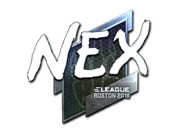Sticker nex (Foil) | Boston 2018 - Preço e onde comprar no CS2