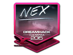 Sticker nex (Foil) | Cluj-Napoca 2015 - Preço e onde comprar no CS2