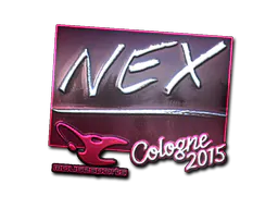 Sticker nex (Foil) | Cologne 2015 - Preço e onde comprar no CS2