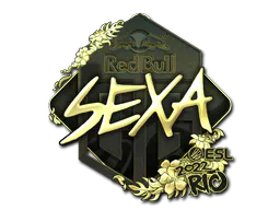 Sticker nexa (Gold) | Rio 2022 - Preço e onde comprar no CS2