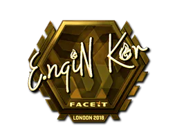 Sticker ngiN (Gold) | London 2018 - Preço e onde comprar no CS2