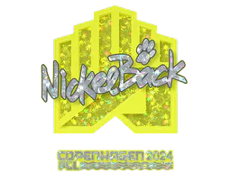 Sticker NickelBack (Glitter) | Copenhagen 2024 - Preço e onde comprar no CS2
