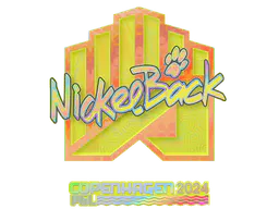 Sticker NickelBack (Holo) | Copenhagen 2024 - Preço e onde comprar no CS2