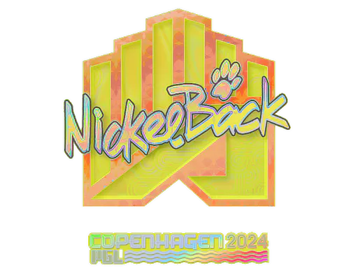 Sticker NickelBack (Holo) | Copenhagen 2024 - Preço e onde comprar no CS2