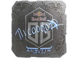 Sticker nicoodoz (Foil) | Austin 2025 - Preço e onde comprar no CS2