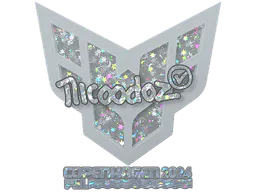 Sticker nicoodoz (Glitter) | Copenhagen 2024 - Preço e onde comprar no CS2