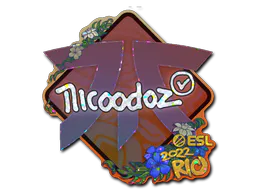 Sticker nicoodoz (Glitter) | Rio 2022 - Preço e onde comprar no CS2