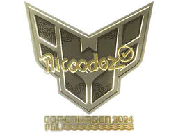 Sticker nicoodoz (Gold) | Copenhagen 2024 - Preço e onde comprar no CS2