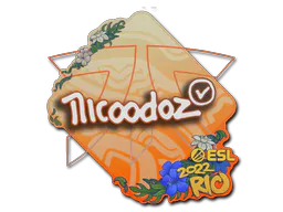 Sticker nicoodoz | Rio 2022 - Preço e onde comprar no CS2
