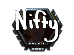 Sticker Nifty (Foil) | London 2018 - Preço e onde comprar no CS2