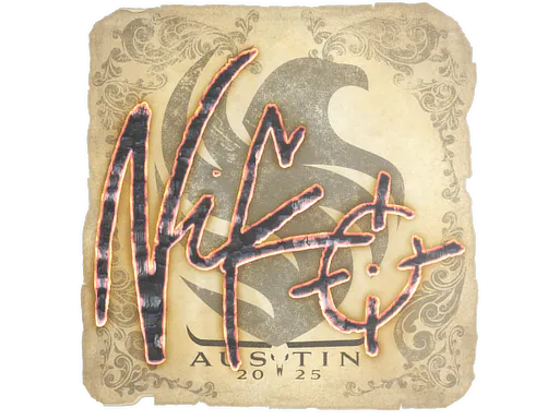 Sticker NiKo | Austin 2025 - Preço e onde comprar no CS2