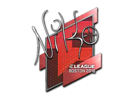 Sticker NiKo | Boston 2018 - Preço e onde comprar no CS2