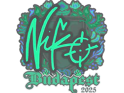 Sticker NiKo | Budapest 2025 - Preço e onde comprar no CS2