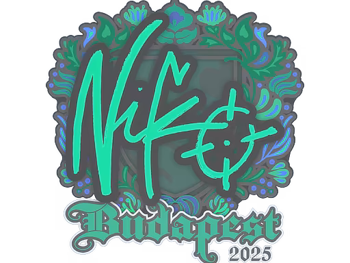 Sticker NiKo | Budapest 2025 - Preço e onde comprar no CS2