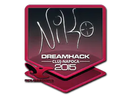 Sticker NiKo | Cluj-Napoca 2015 - Preço e onde comprar no CS2