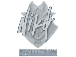 Sticker NiKo | Copenhagen 2024 - Preço e onde comprar no CS2