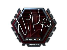 Sticker NiKo (Foil) | London 2018 - Preço e onde comprar no CS2