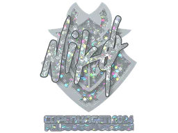 Sticker NiKo (Glitter) | Copenhagen 2024 - Preço e onde comprar no CS2