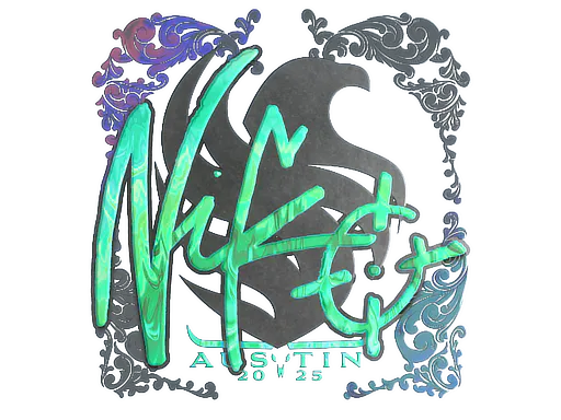 Sticker NiKo (Holo) | Austin 2025 - Preço e onde comprar no CS2