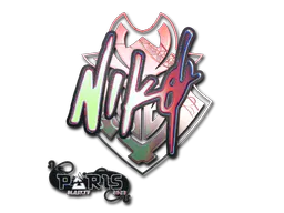 Sticker NiKo (Holo) | Paris 2023 - Preço e onde comprar no CS2