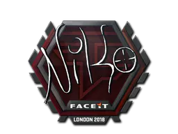 Sticker NiKo | London 2018 - Preço e onde comprar no CS2