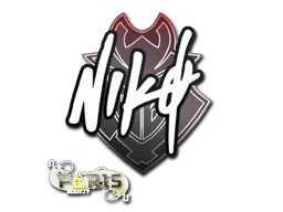 Sticker niko  | Paris 2023 - Preço e onde comprar no CS2