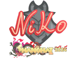 Sticker NiKo | Shanghai 2024 - Preço e onde comprar no CS2