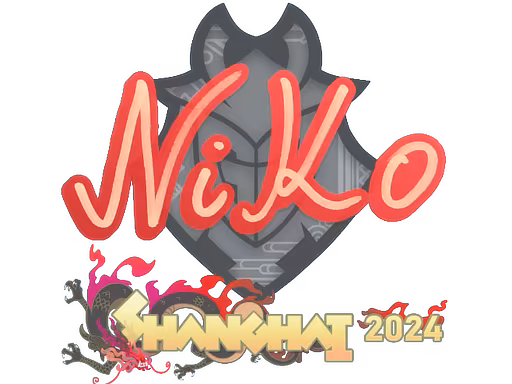 Sticker NiKo | Shanghai 2024 - Preço e onde comprar no CS2
