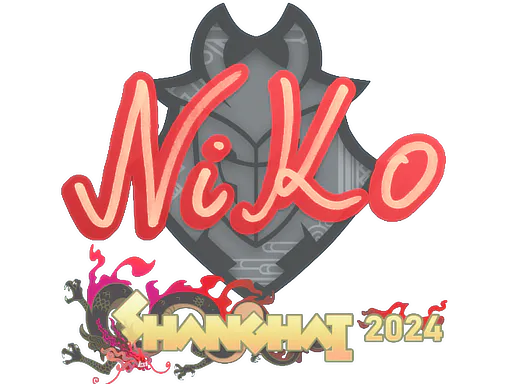 Sticker NiKo | Shanghai 2024 - Preço e onde comprar no CS2