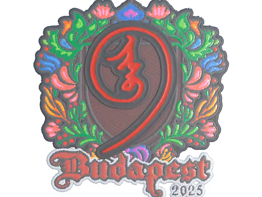 Sticker nin9 (Embroidered) | Budapest 2025 - Preço e onde comprar no CS2