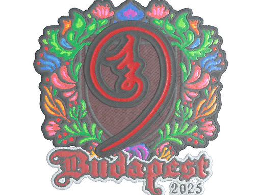 Sticker nin9 (Embroidered) | Budapest 2025 - Preço e onde comprar no CS2