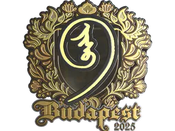 Sticker nin9 (Gold) | Budapest 2025 - Preço e onde comprar no CS2