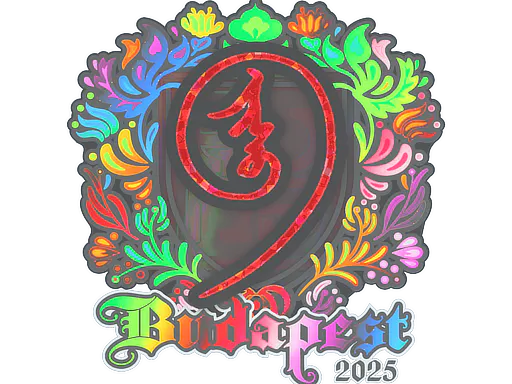 Sticker nin9 (Holo) | Budapest 2025 - Preço e onde comprar no CS2