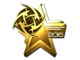 Sticker Ninjas in Pyjamas (Gold) | Cluj-Napoca 2015 - Preço e onde comprar no CS2