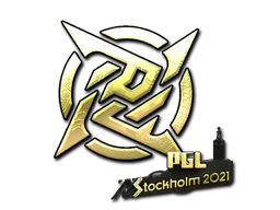 Sticker Ninjas in Pyjamas (Gold) | Stockholm 2021 - Preço e onde comprar no CS2