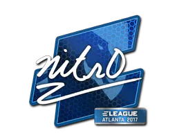 Sticker nitr0 | Atlanta 2017 - Preço e onde comprar no CS2