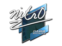Sticker nitr0 | Boston 2018 - Preço e onde comprar no CS2
