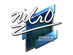 Sticker nitr0 (Foil) | Boston 2018 - Preço e onde comprar no CS2