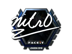 Sticker nitr0 (Foil) | London 2018 - Preço e onde comprar no CS2