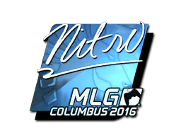 Sticker nitr0 (Foil) | MLG Columbus 2016 - Preço e onde comprar no CS2