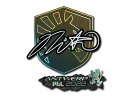 Sticker nitr0 (Glitter) | Antwerp 2022 - Preço e onde comprar no CS2