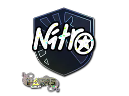Sticker nitr0 (Glitter) | Paris 2023 - Preço e onde comprar no CS2