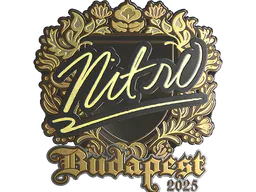 Sticker nitr0 (Gold) | Budapest 2025 - Preço e onde comprar no CS2