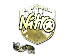 Sticker nitr0 (Gold) | Paris 2023 - Preço e onde comprar no CS2