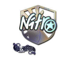Sticker nitr0 (Holo) | Paris 2023 - Preço e onde comprar no CS2