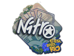 Sticker nitr0 | Rio 2022 - Preço e onde comprar no CS2