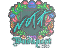 Sticker nota (Embroidered) | Budapest 2025 - Preço e onde comprar no CS2